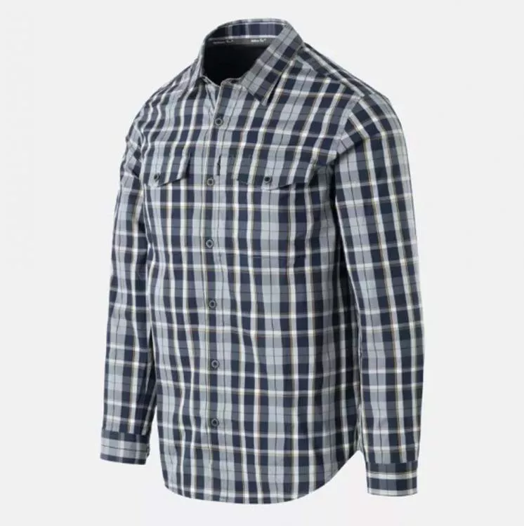 HELIKON-TEX COVERT CONCEALED CARRY SHIRT WASHED BLACK